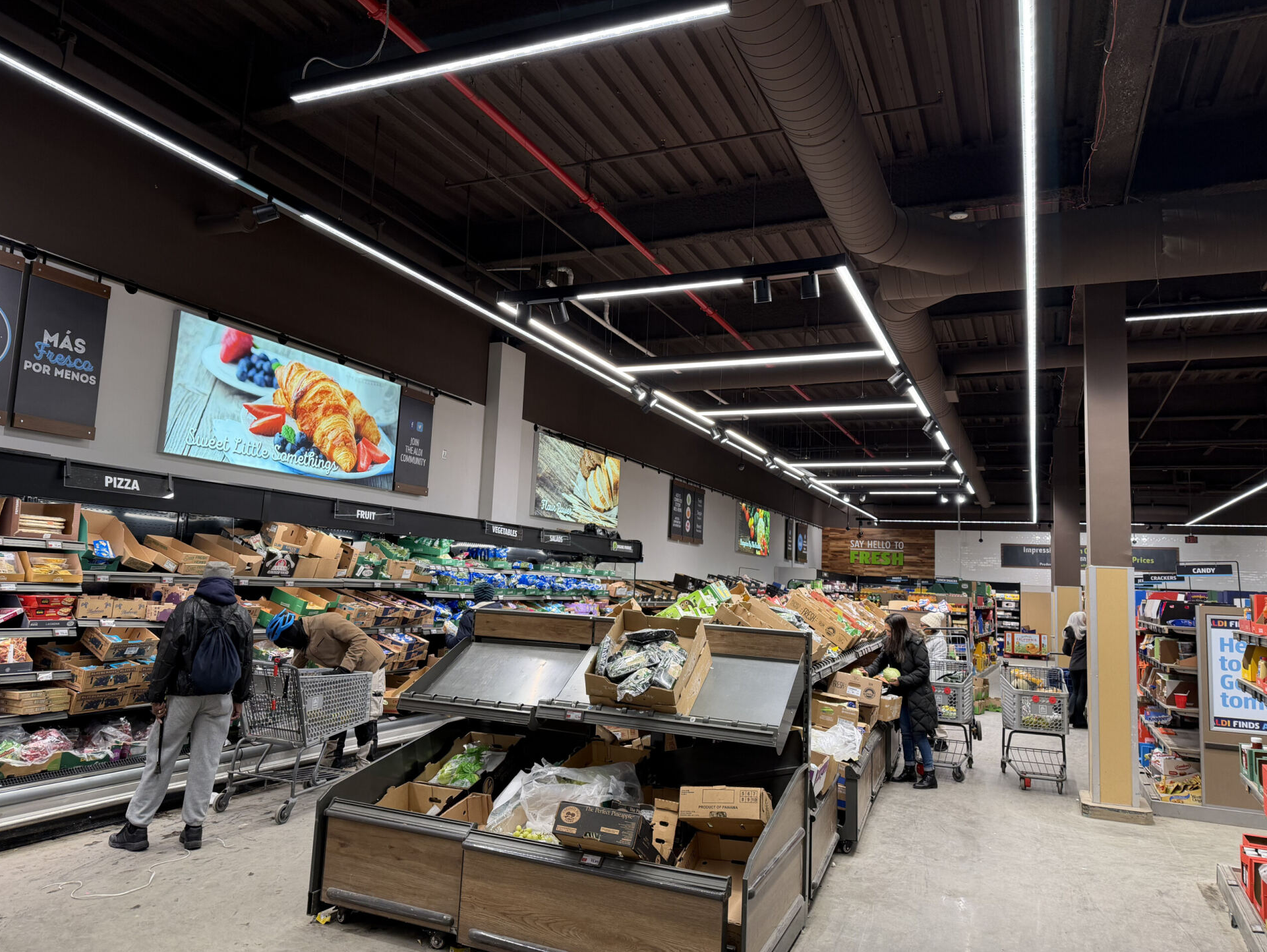 Aldi-Filiale im Süden der New Yorker Bronx.